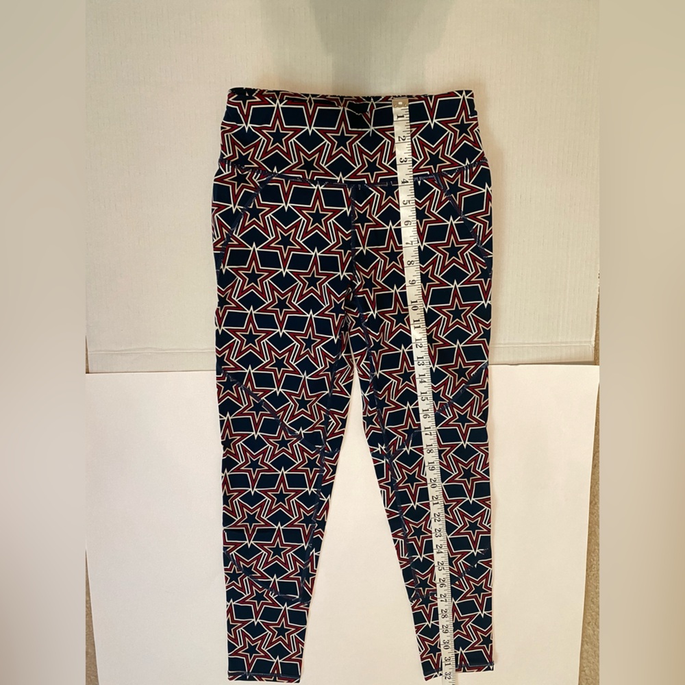 Sweaty Betty The Power Leggings woman's size XS red, Navy Blue, White)Multicolor